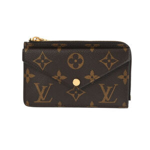 Louis Vuitton Monogram Porte Carte Wallet Recto Verso Brown